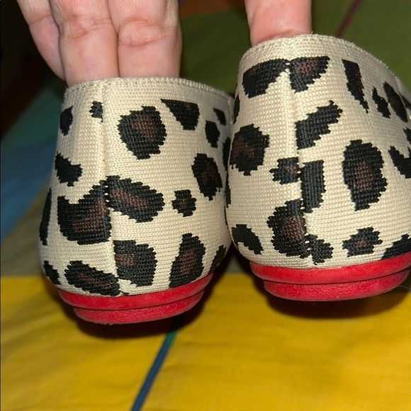 Kelly & Katie Black and White Leopard Flats - Picture 2 of 7